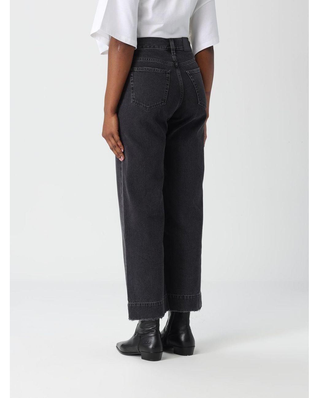 Chloé Black ChloÉ Straight Cotton Denim Jeans