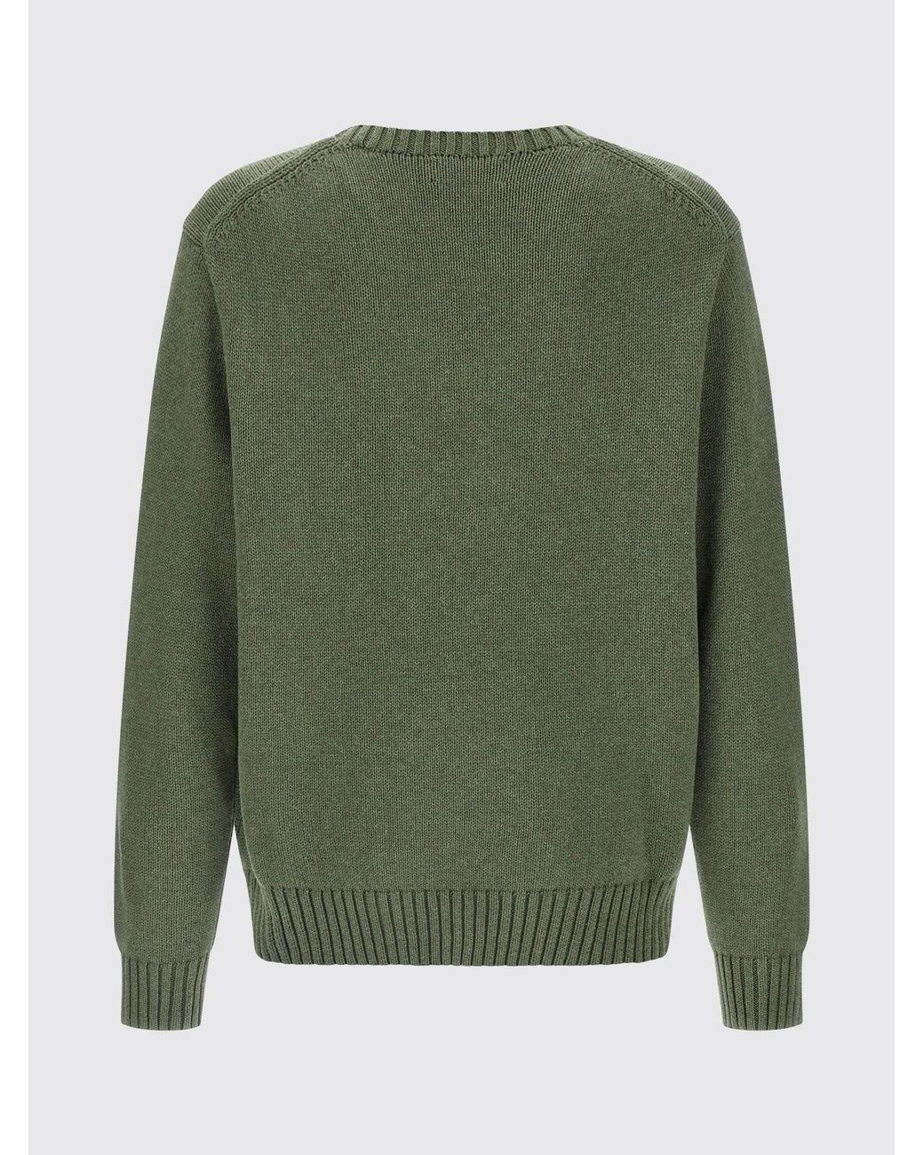 Polo Ralph Lauren Green Cotton Crew-Neck Pullover for men