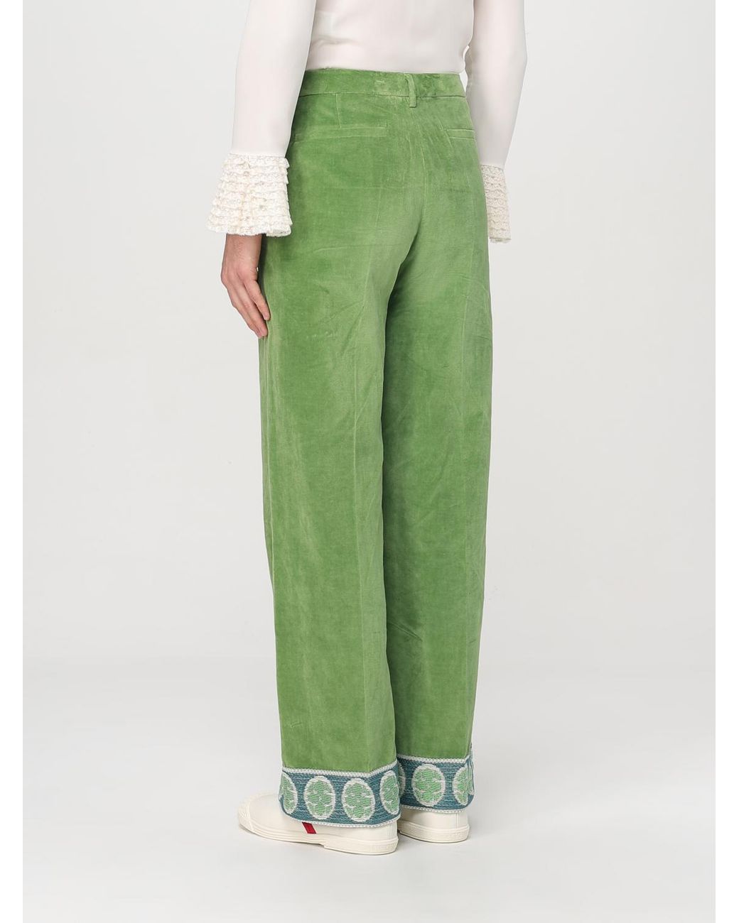 Valentino Green Trousers for men