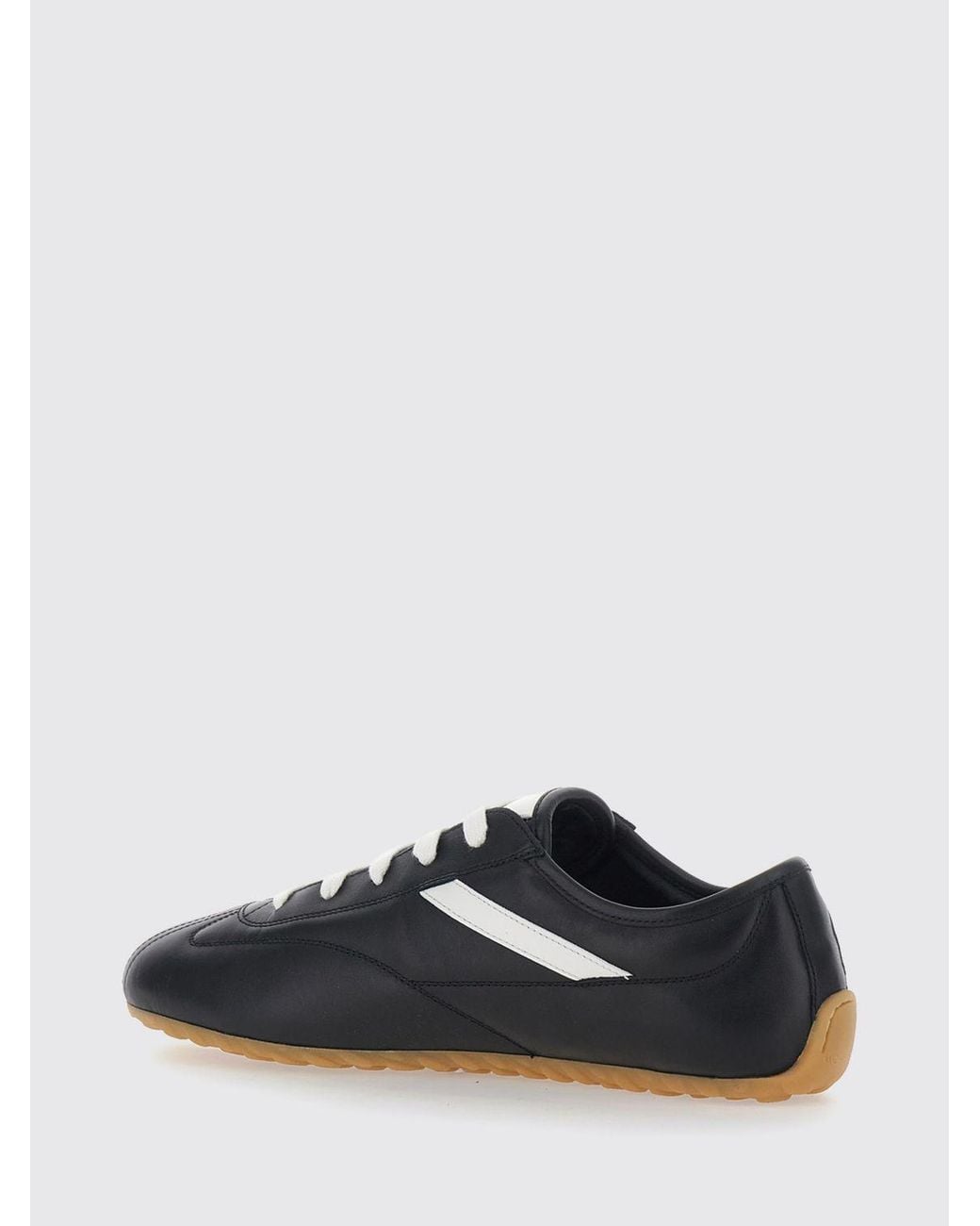 McQueen White Boxe Smooth Calfskin Leather Low Top Sneakers With Contrast Logo for men