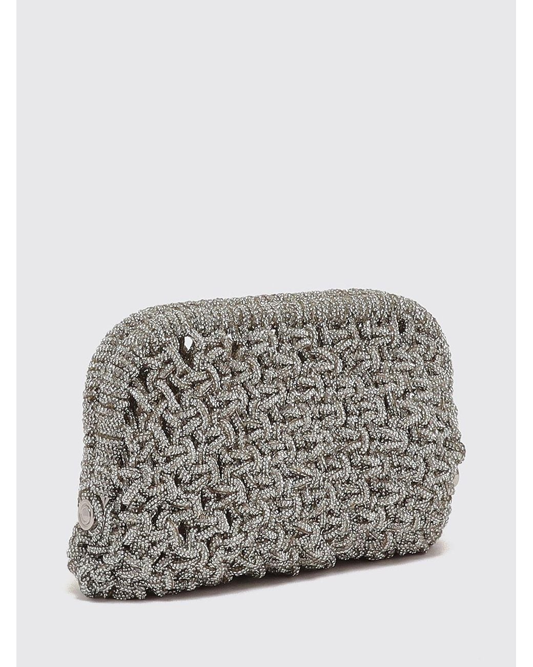 Twentyfourhaitch Gray Handbag