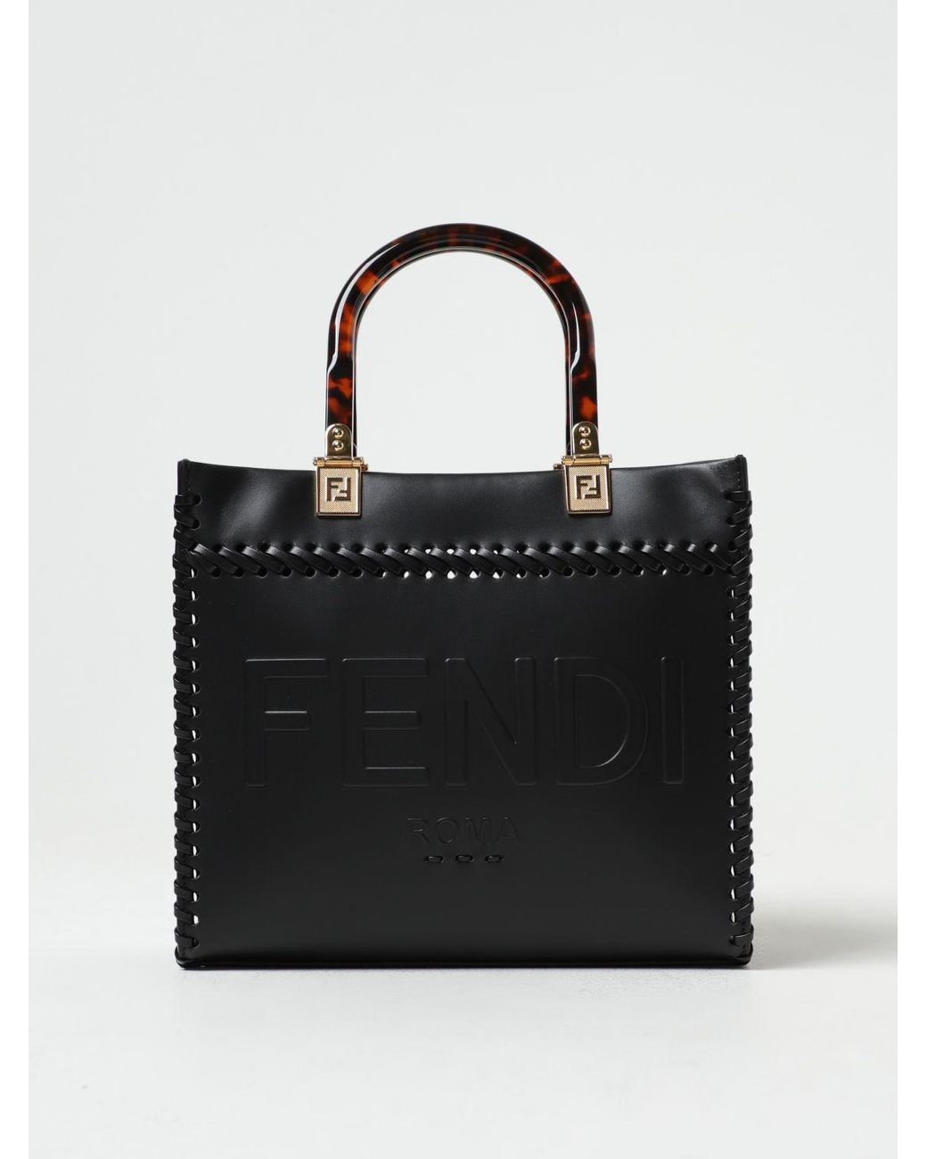 Fendi tote black top