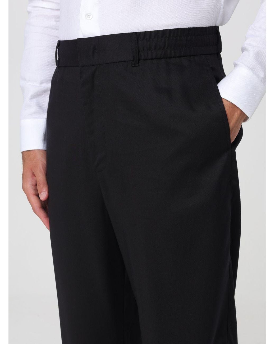 ARMANI EXCHANGE Black Trousers for men