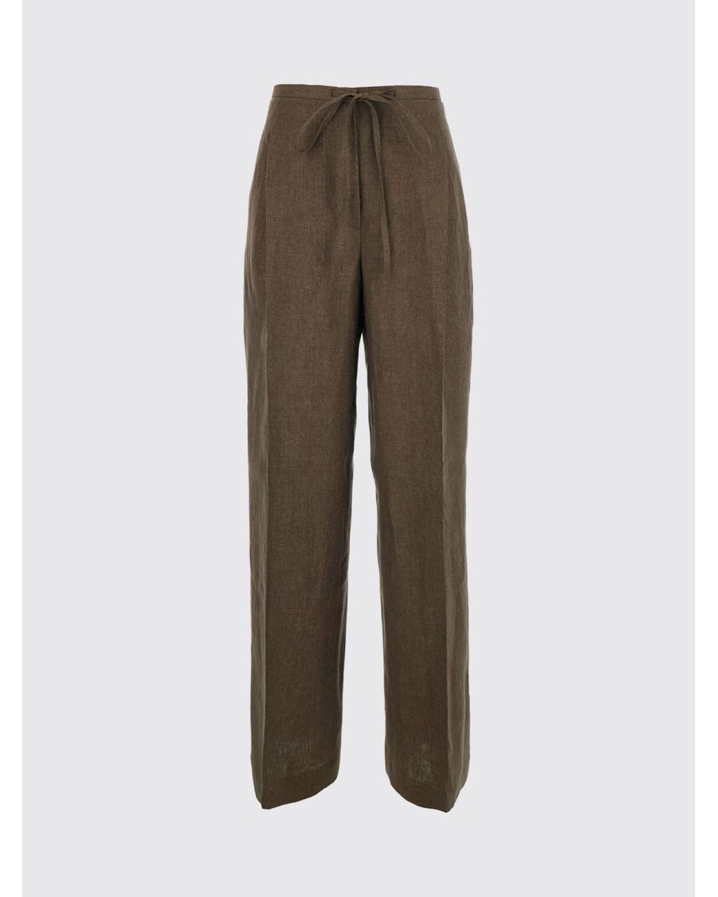 Rohe Natural High-Waisted Straight-Leg Trousers
