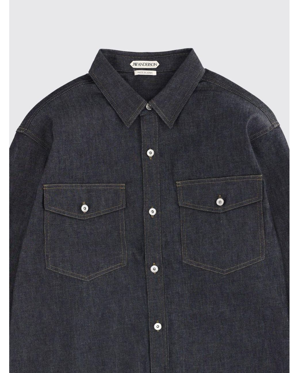 J.W. Anderson Blue Cotton Casual Shirt for men