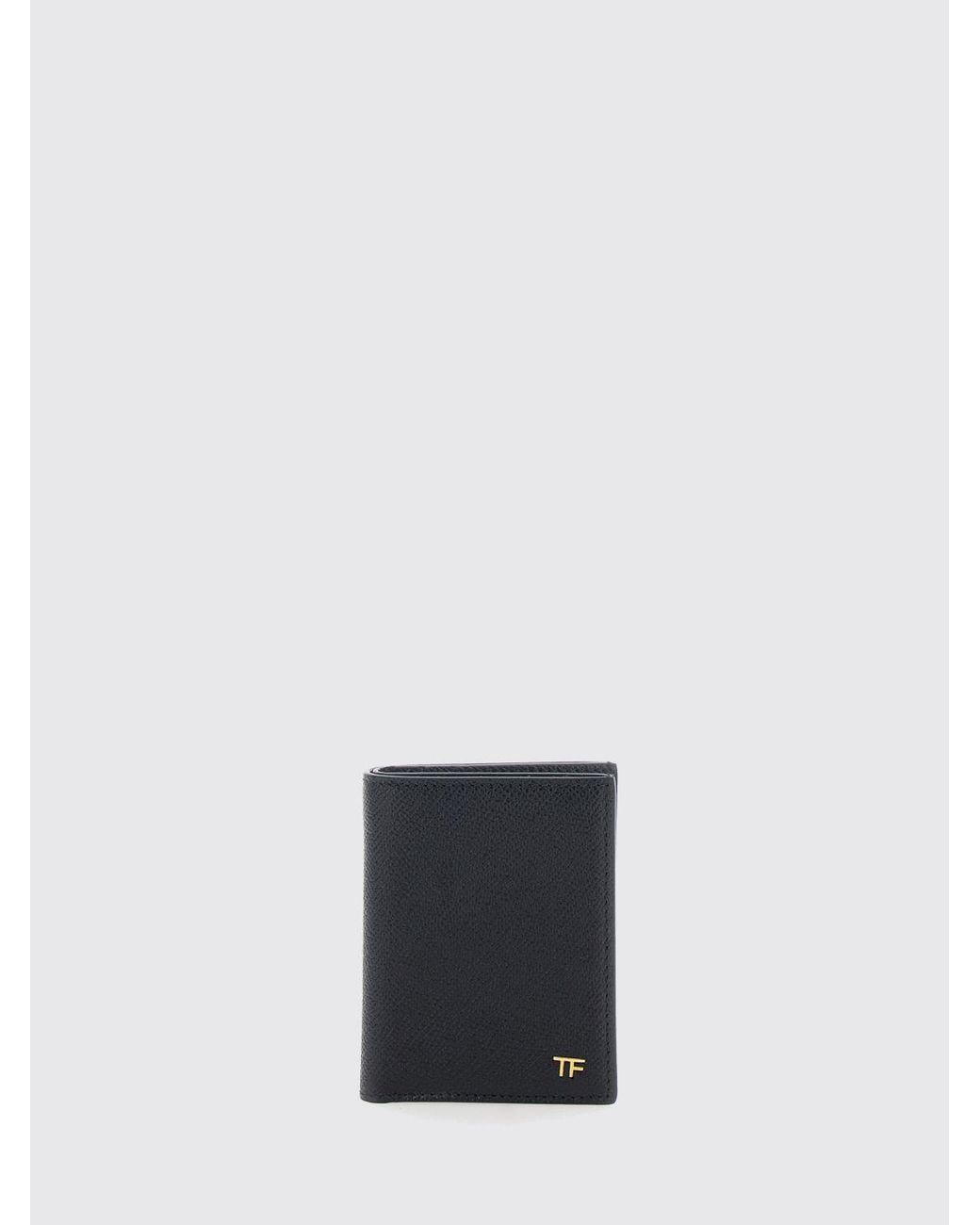 Tom Ford White All-Over Monogram Leather Bifold Wallet With Card Slots for men