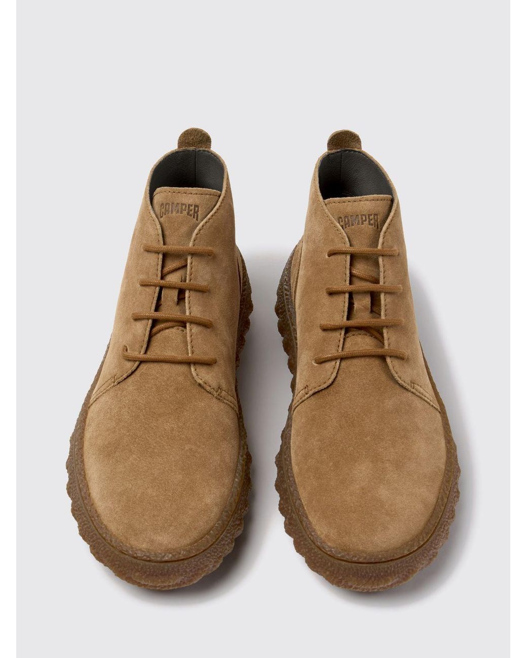 Stivaletti Stringati Ground di Camper in Brown da Uomo