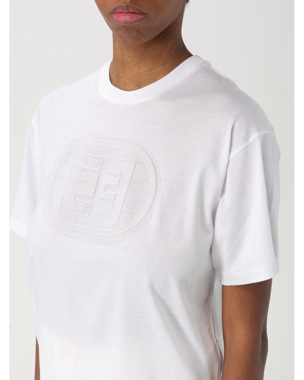 Elisabetta Franchi White Polo Shirt