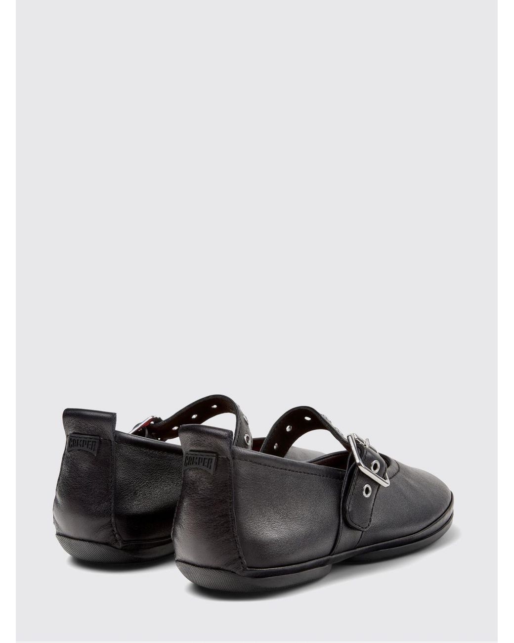 Camper White Right Nina Mary Jane Flats