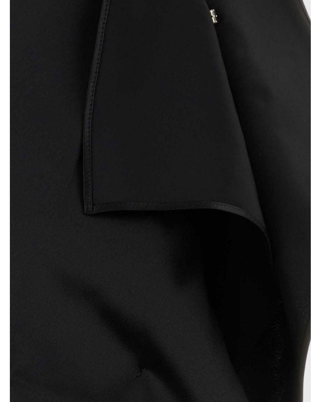 Sportmax Black One-Shoulder Top