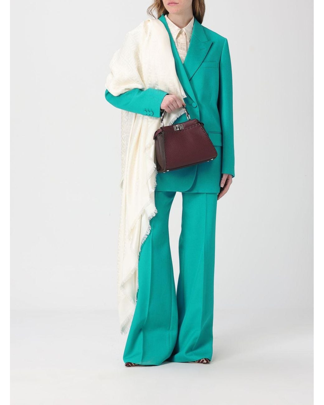 Fendi Purple Shoulder Bag