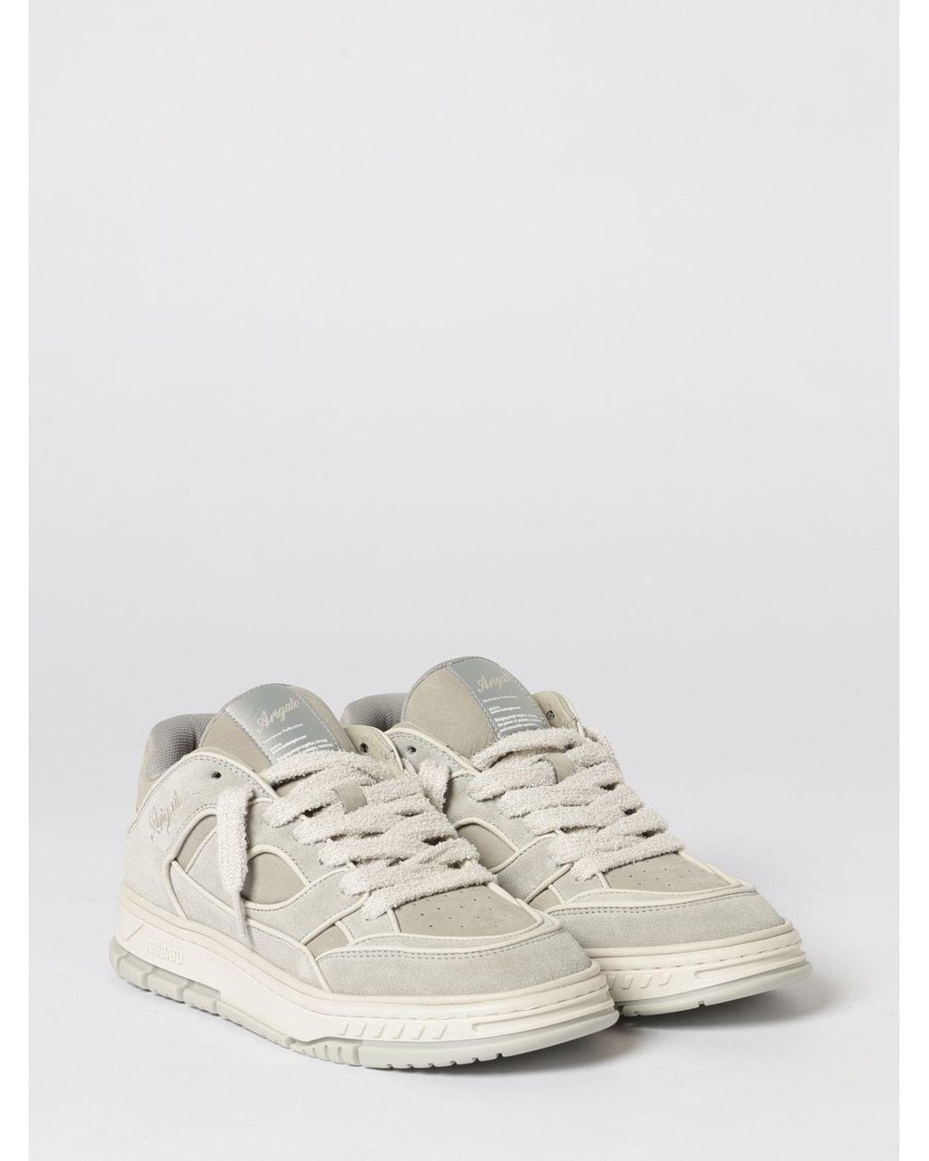 Axel Arigato White Area Lo Suede Sneakers for men