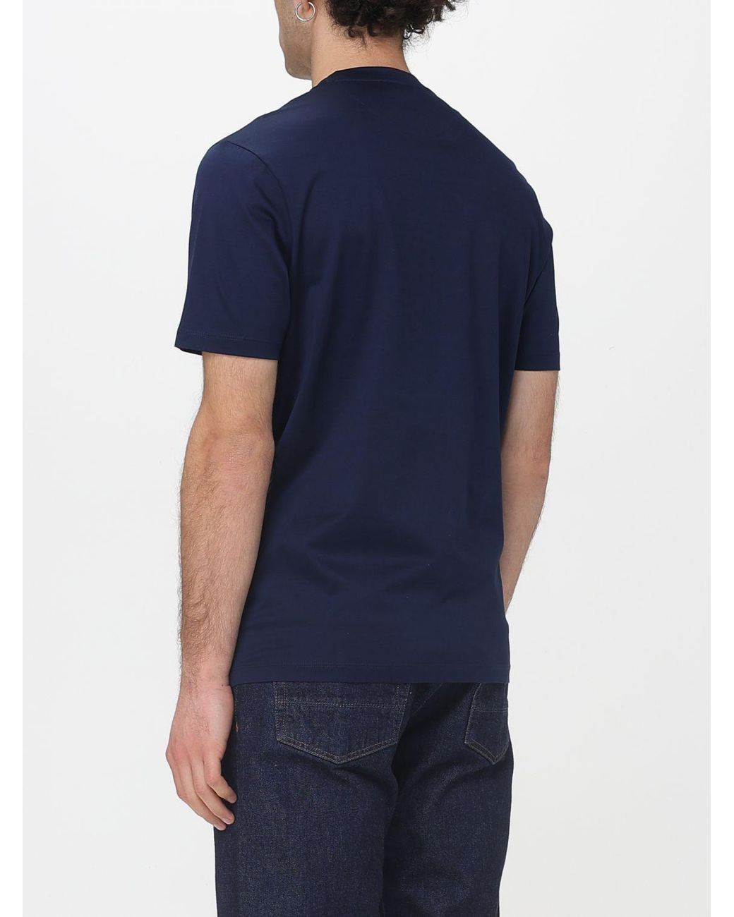 Paul & Shark Blue Paul &Amp Shark Cotton T-Shirt for men