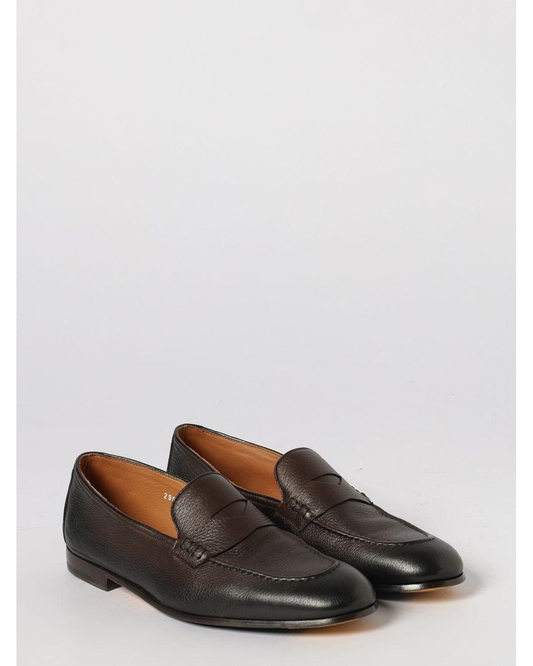 Doucal's Multicolor Grained Leather Loafers for men