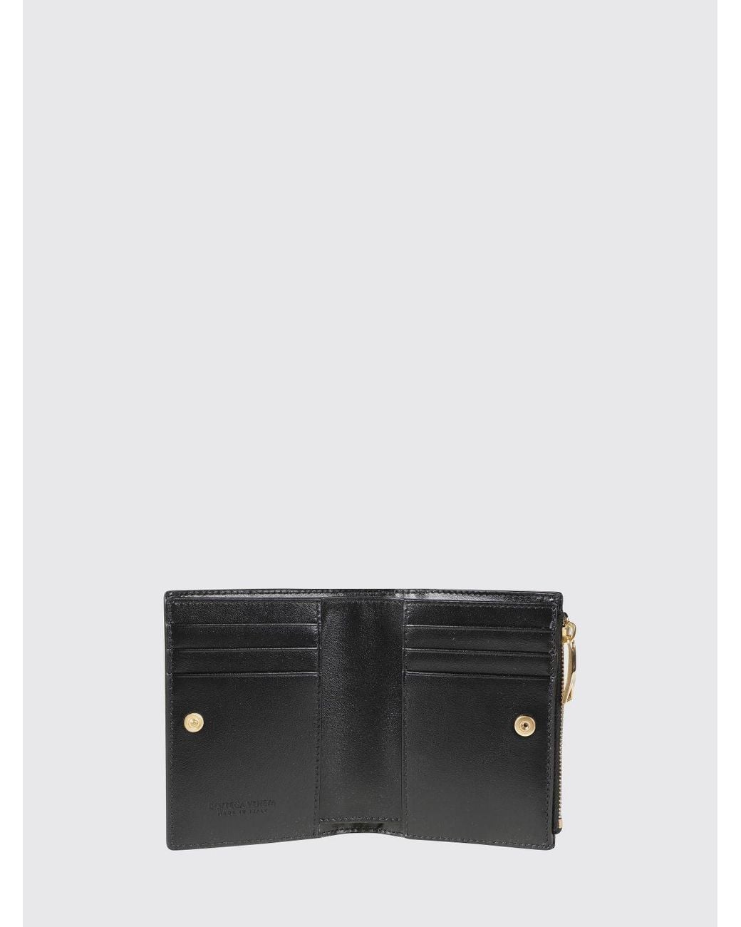 Bottega Veneta White Intrecciato Calfskin Bifold Wallet