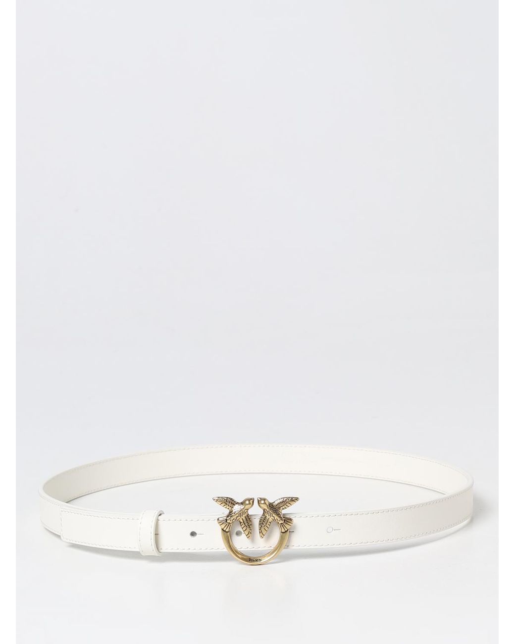 Pinko Natural Love Berry Leather Belt