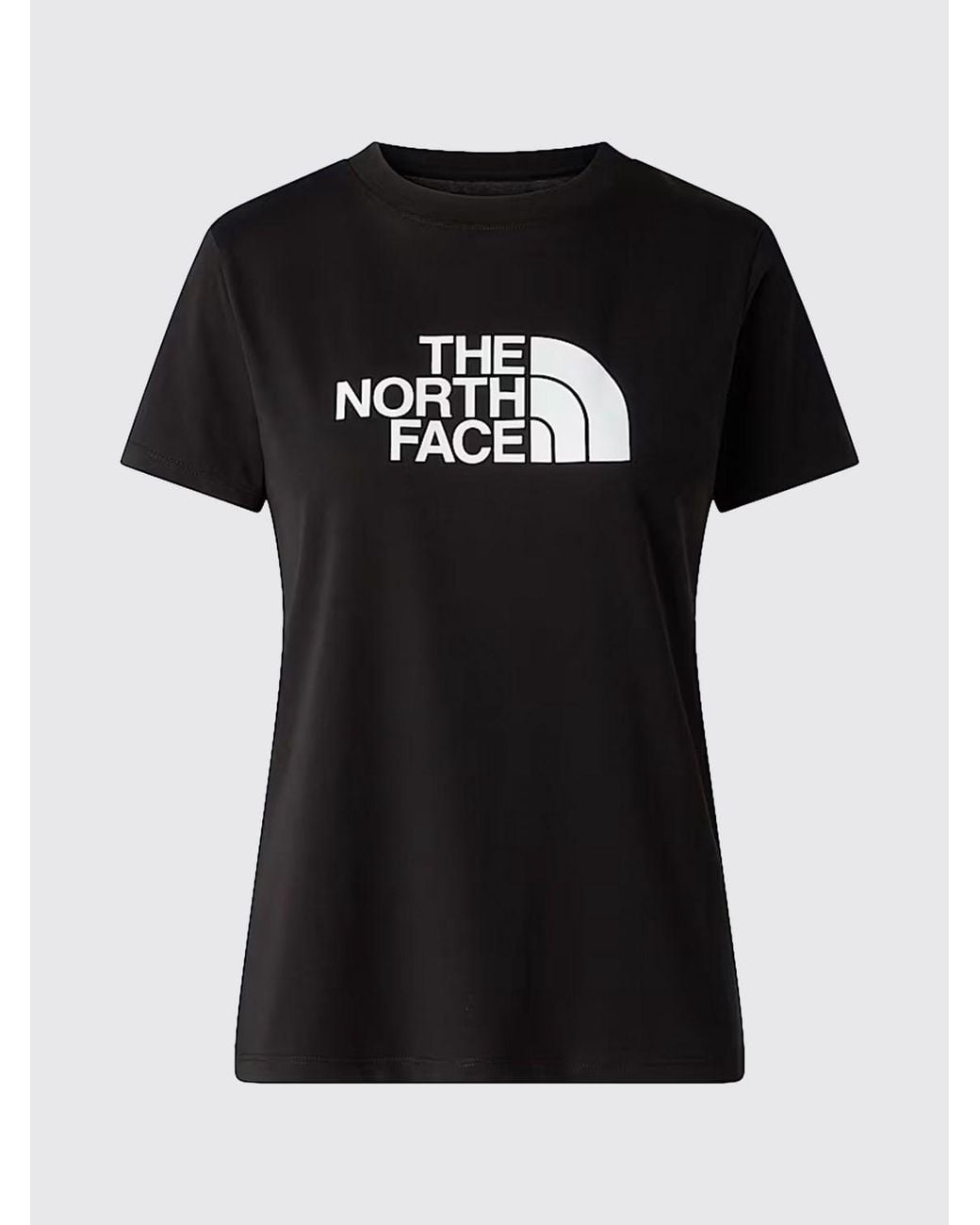The North Face Black Slim Fit Cotton T-Shirt With Contrast Logo