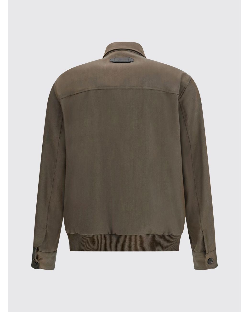 Brioni Green Wool Blouson for men