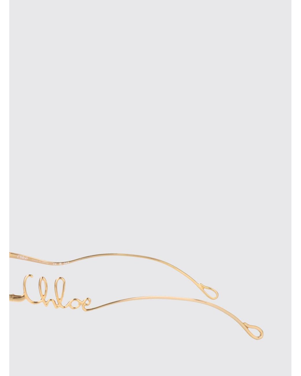 Chloé Blue ChloÉ Metal Panthos Sunglasses