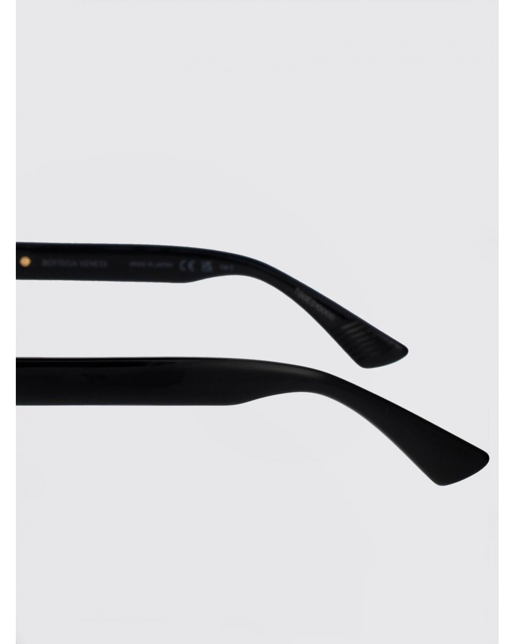 Bottega Veneta Brown Bolt Squared Injected Acetate Sunglasses for men