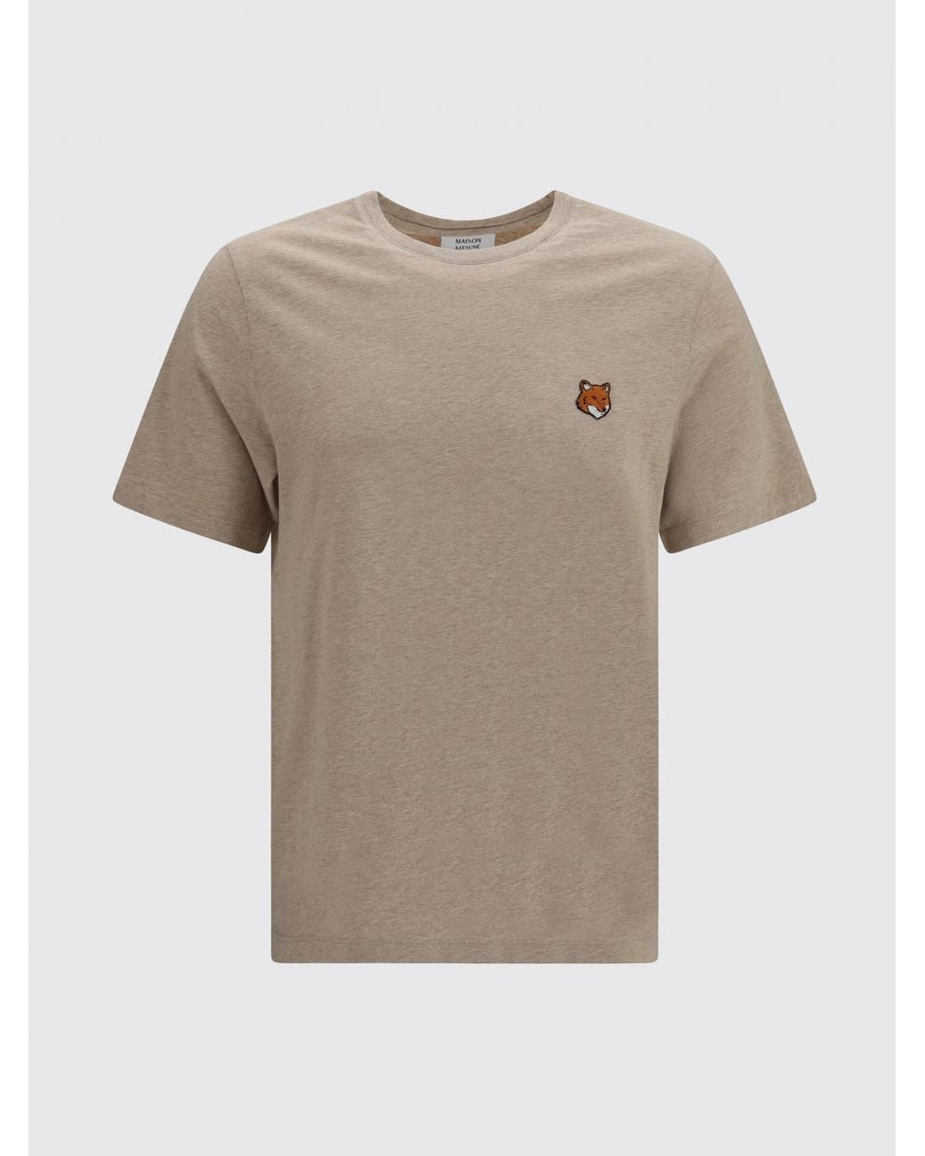 Maison Kitsuné Blue Maison KitsunÉ Chillax Fox Logo Cotton Crewneck T-Shirt for men