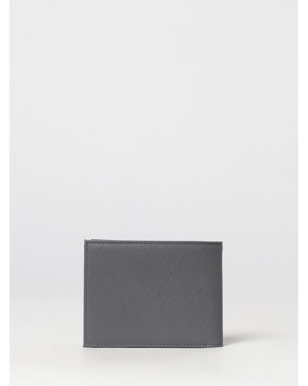 Emporio Armani Gray Bifold Wallet for men
