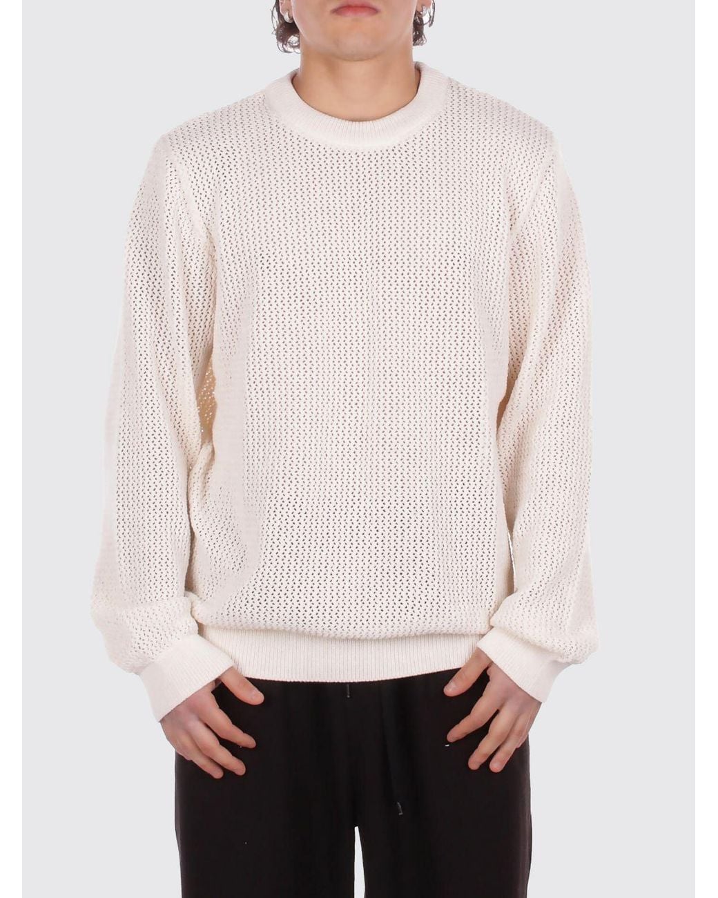 Carhartt White Cotton Blend Pullover for men