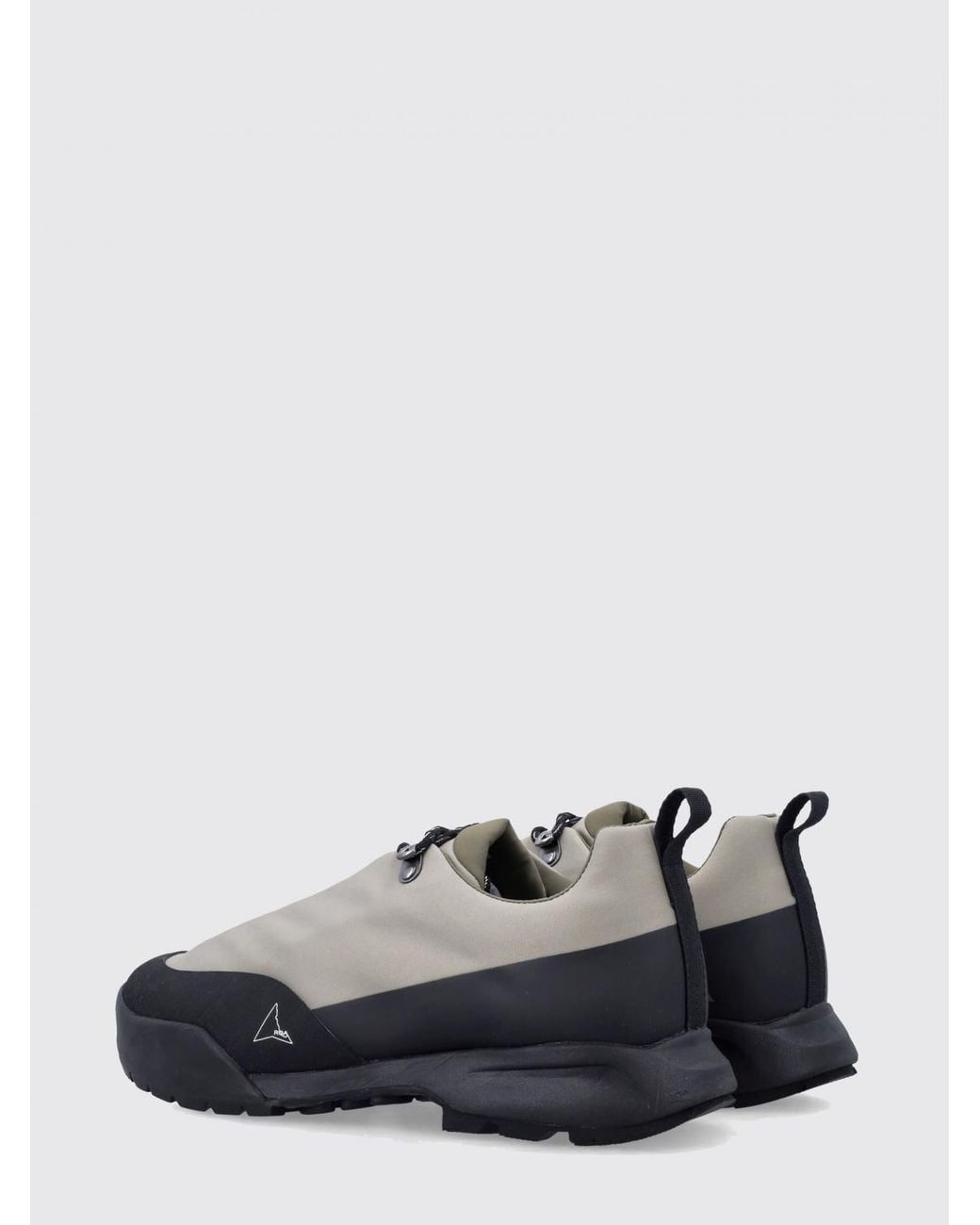 Roa White Cingino Technical Fabric And Rubber Sneakers for men