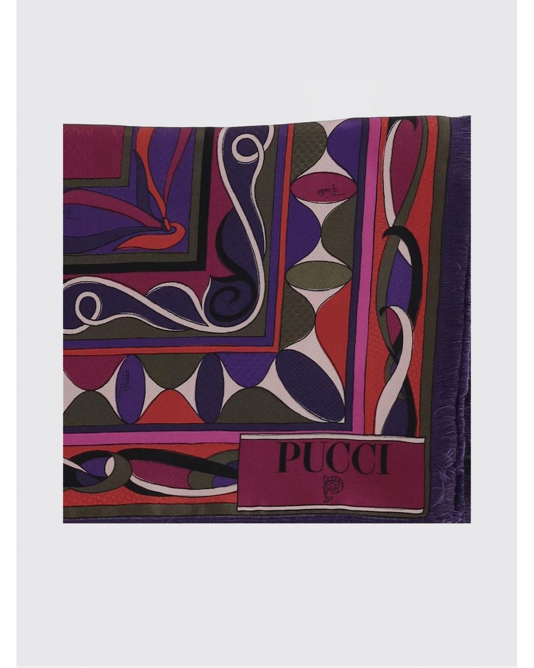 Emilio Pucci Purple Scarf