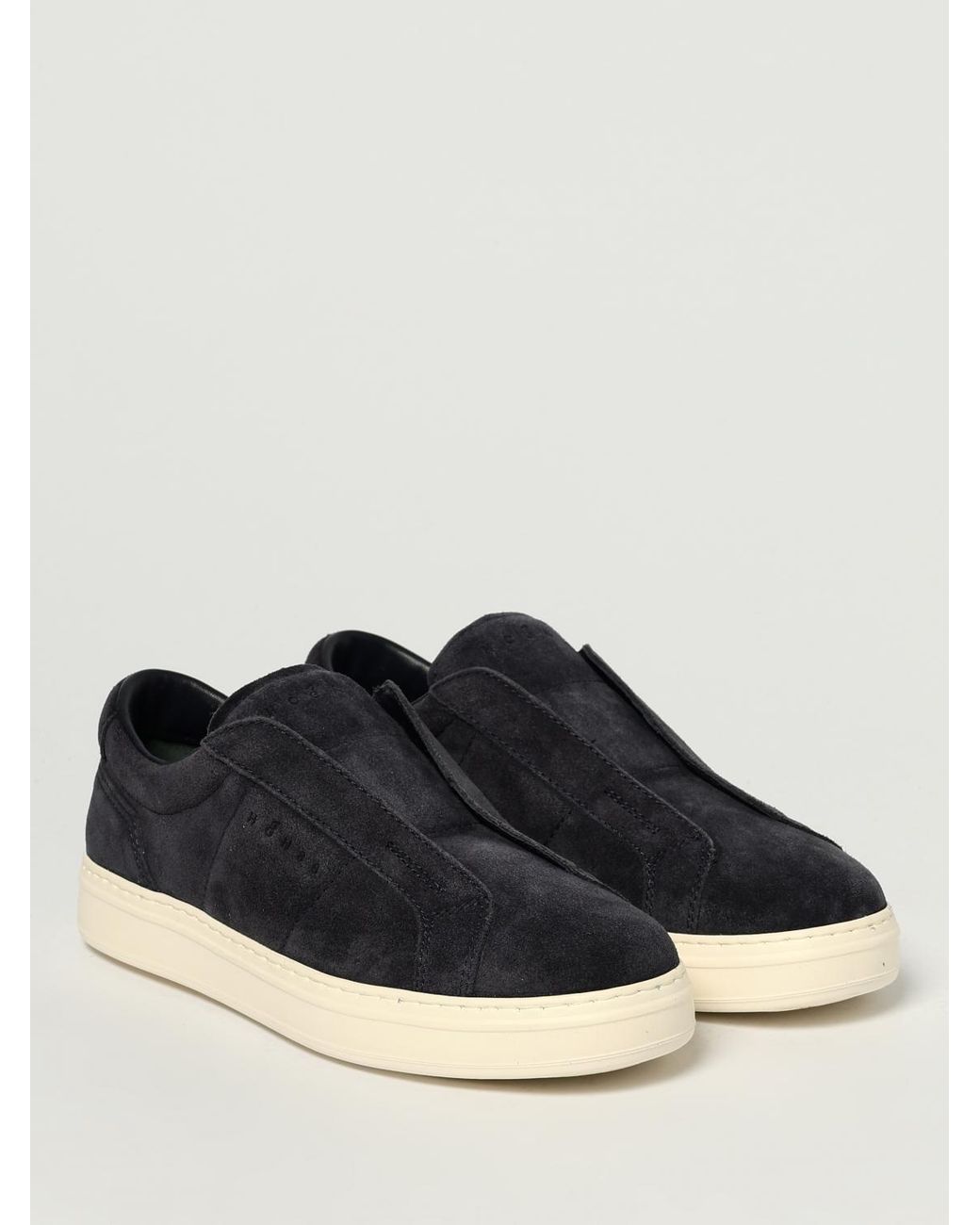 Hogan Blue H-Tv Suede Sneakers for men