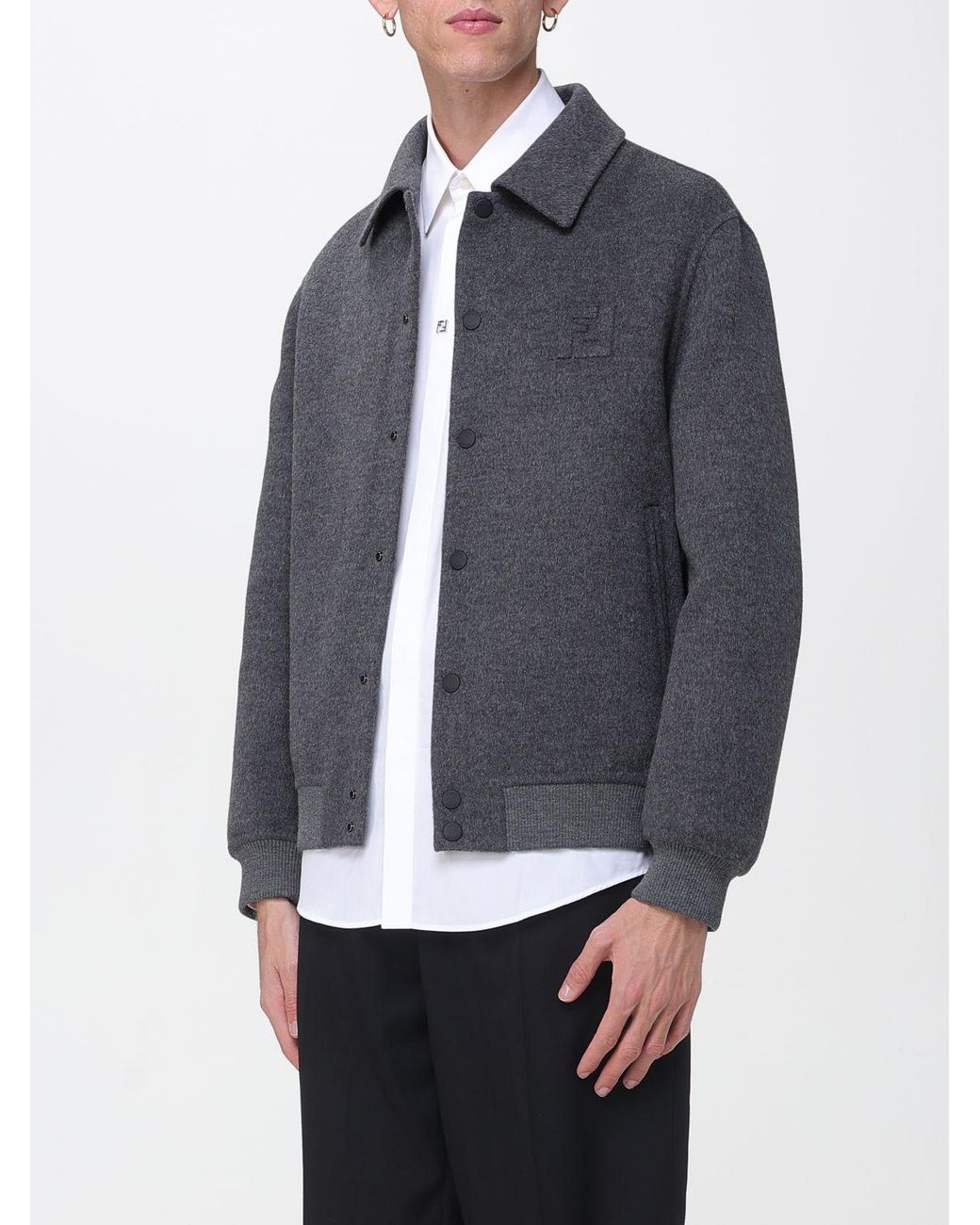 Fendi Blue Jacket for men