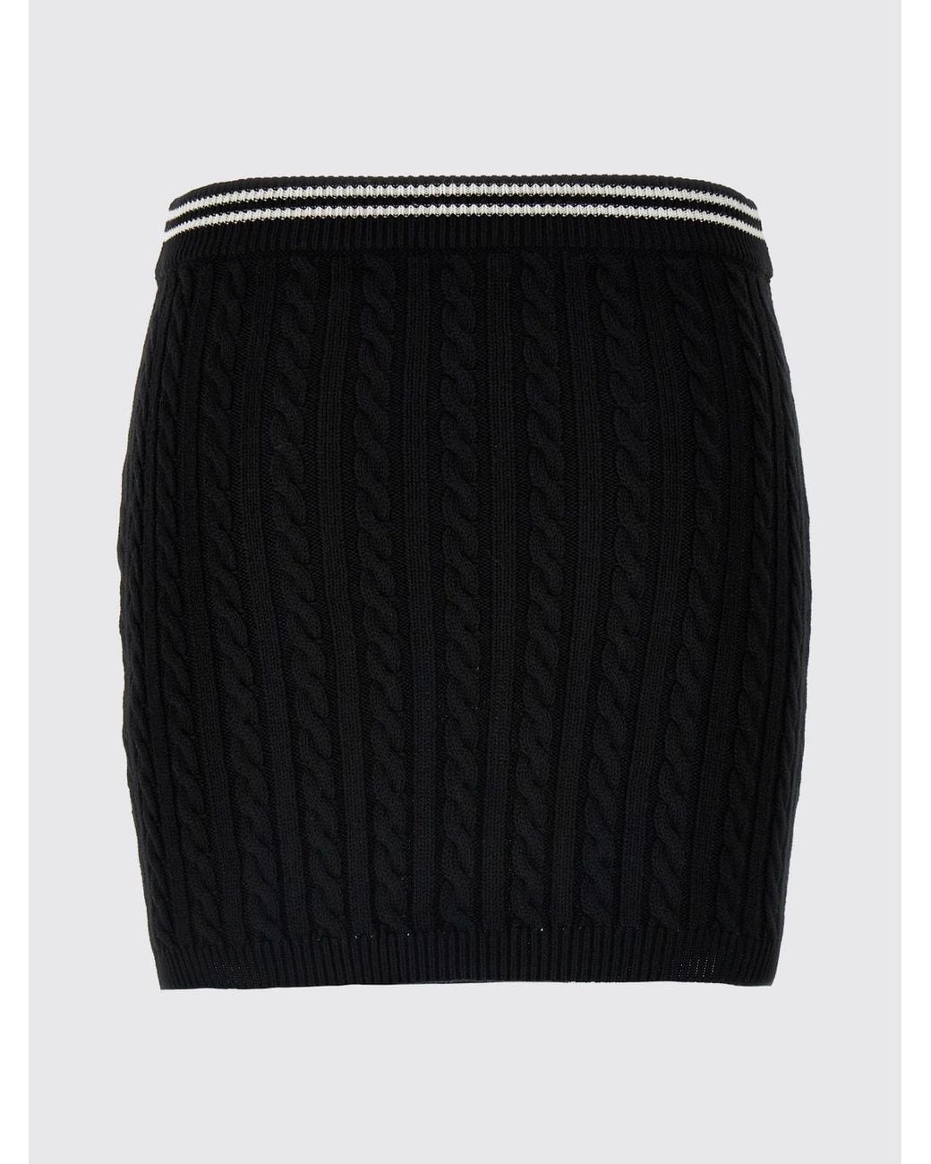 Alessandra Rich Black Skirt