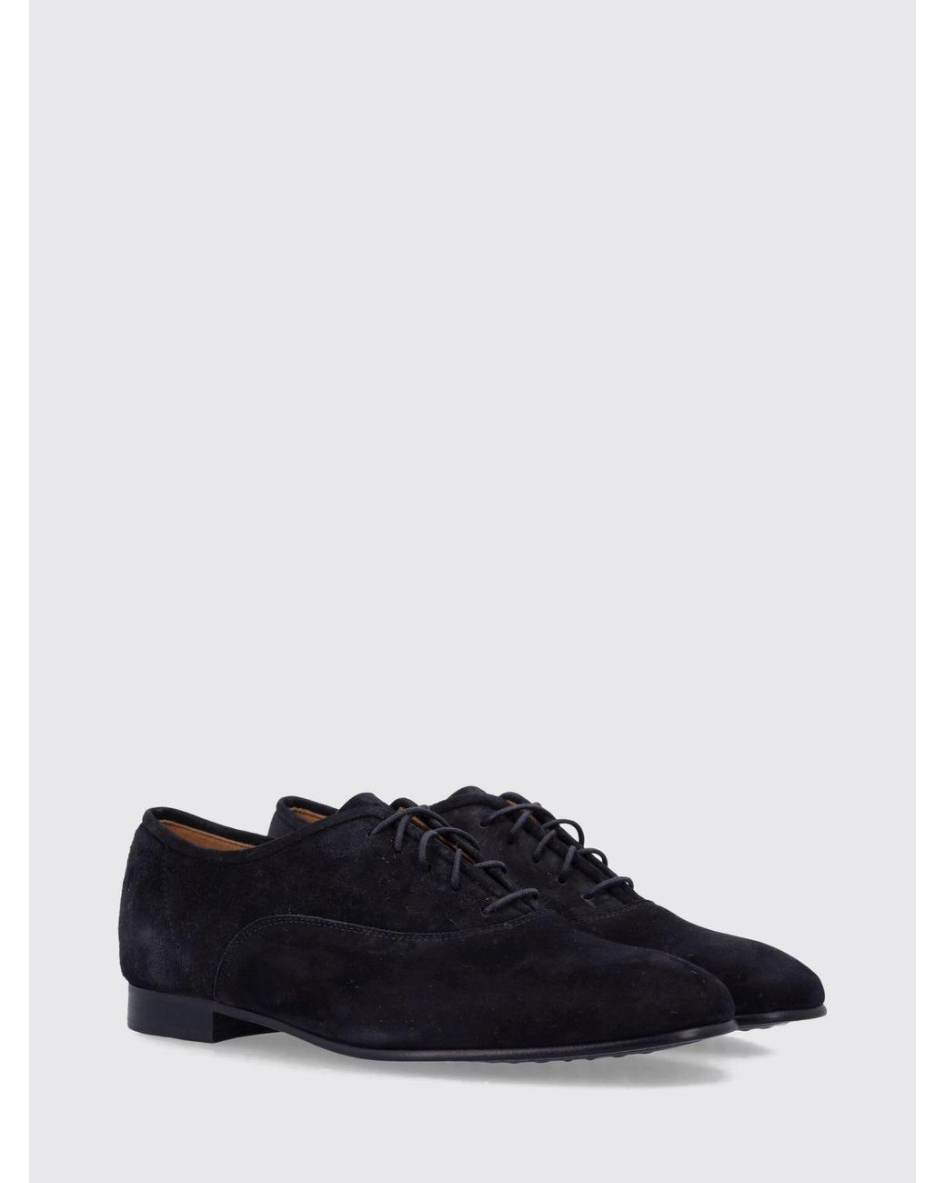 Pedro Garcia White Suede Round Toe Derby Shoes