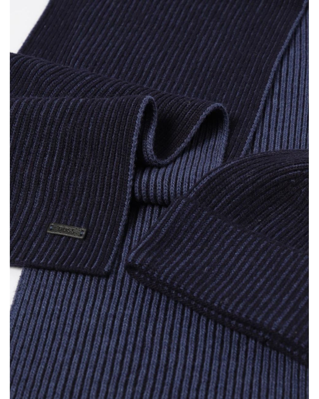 Boss Blue Scarf for men