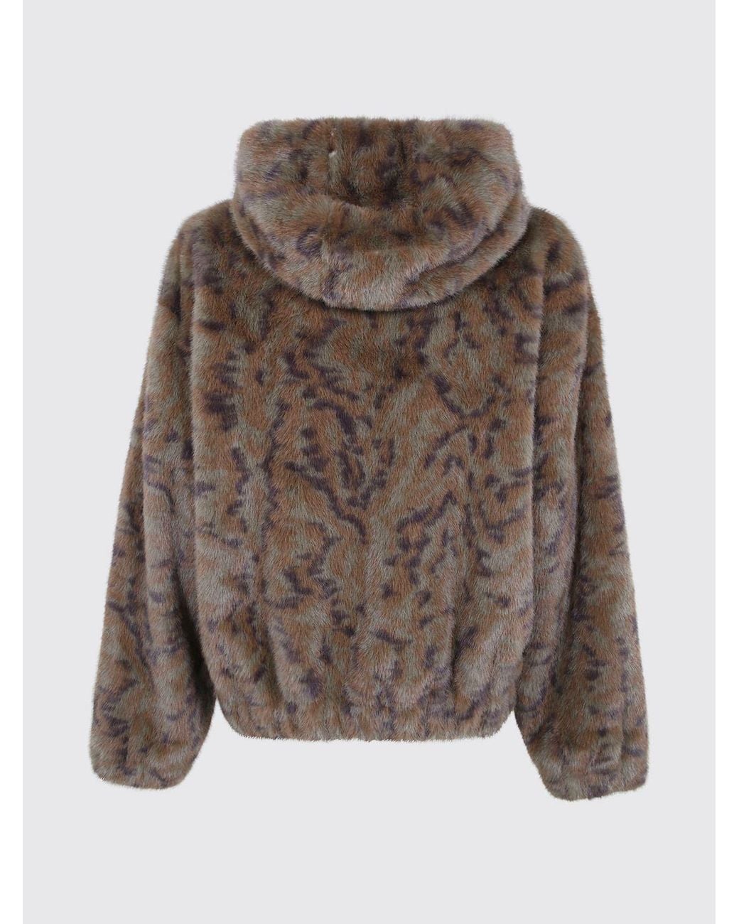 Drole de Monsieur Brown Hooded Short Jacket for men