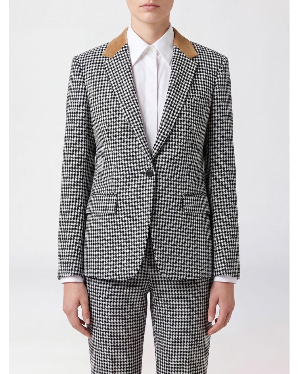 Tom Ford Gray Slim Fit Single-Breasted Blazer