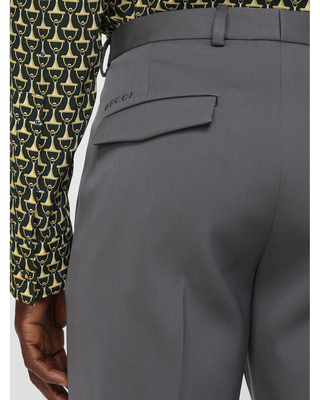 Gucci Gray Trousers for men