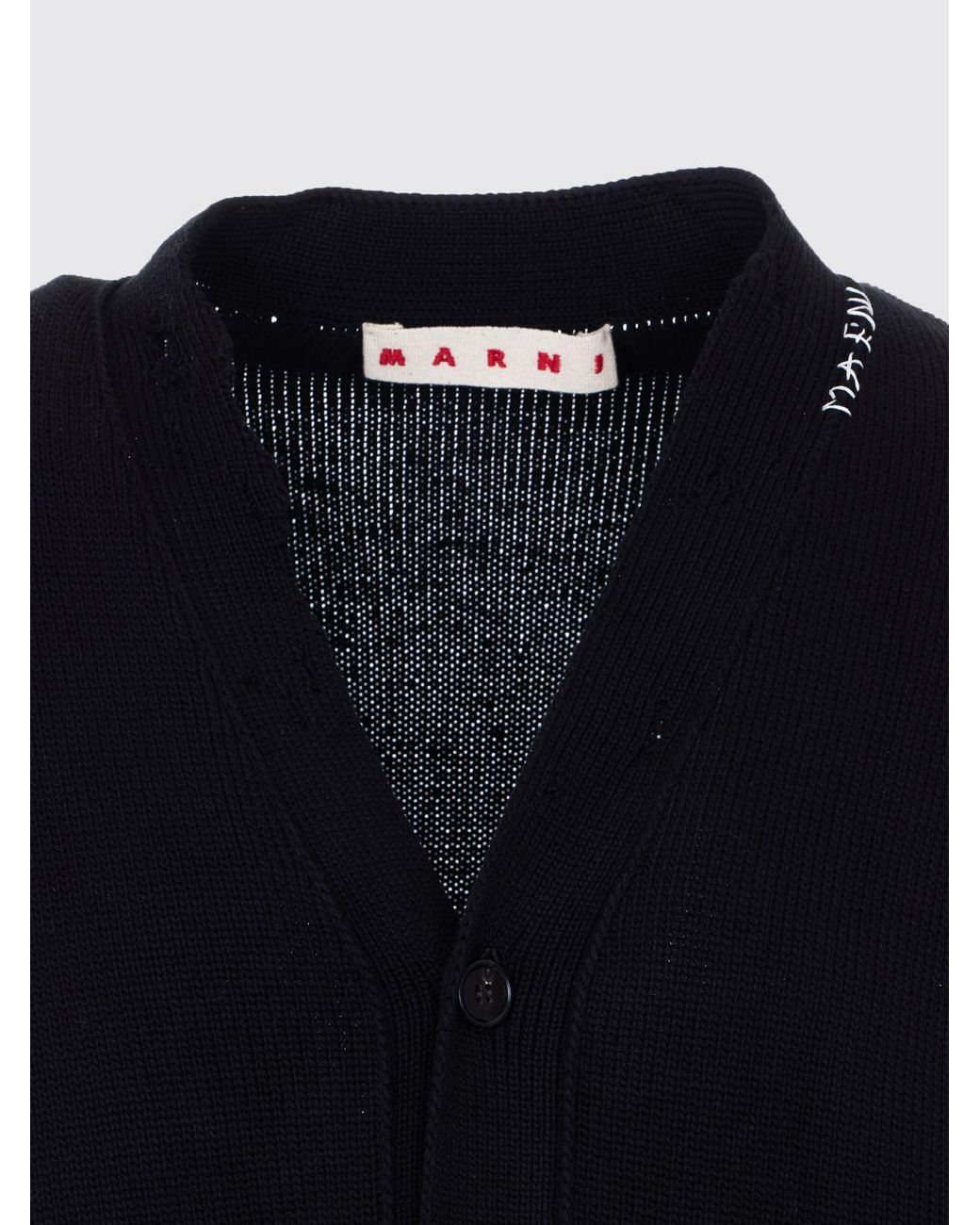 Cárdigan De Algodón Marni de hombre de color Blue