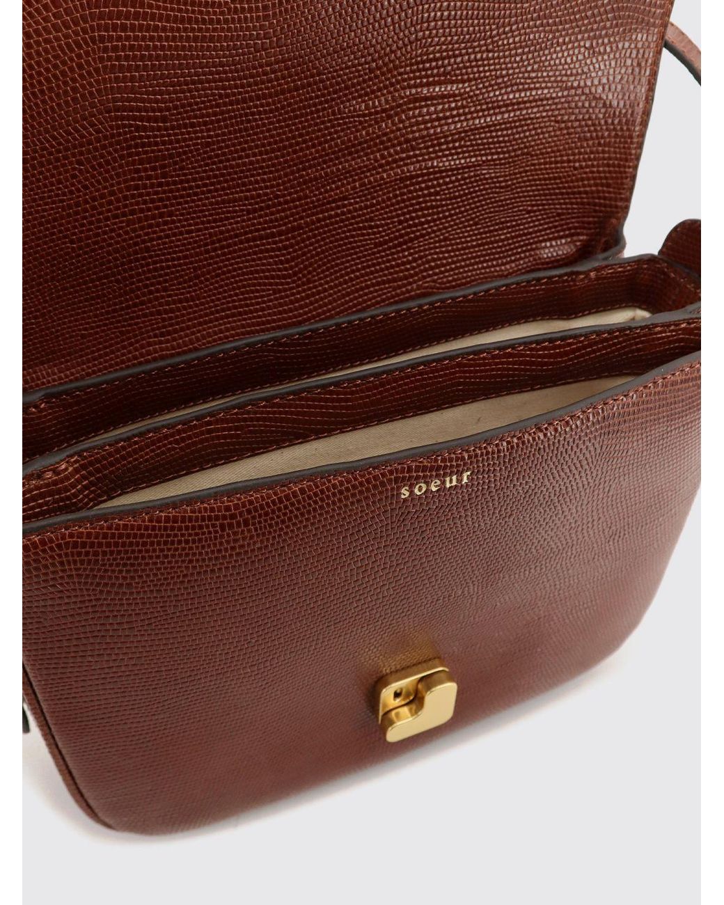 Soeur Brown Shoulder Bag
