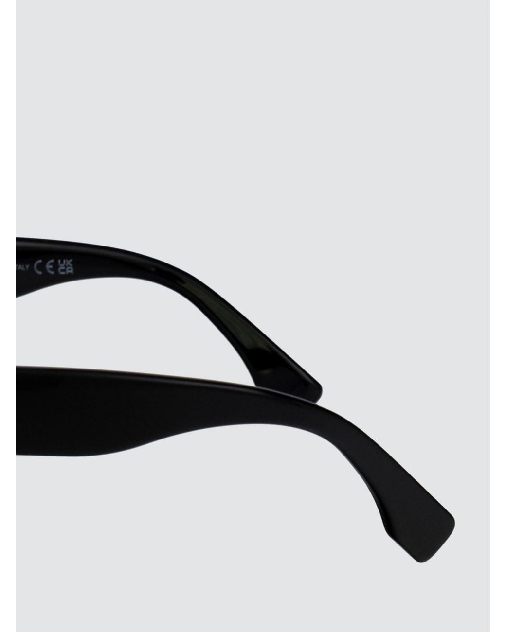 Fendi White Rectangular Acetate Sunglasses With Contrasting Logo for men