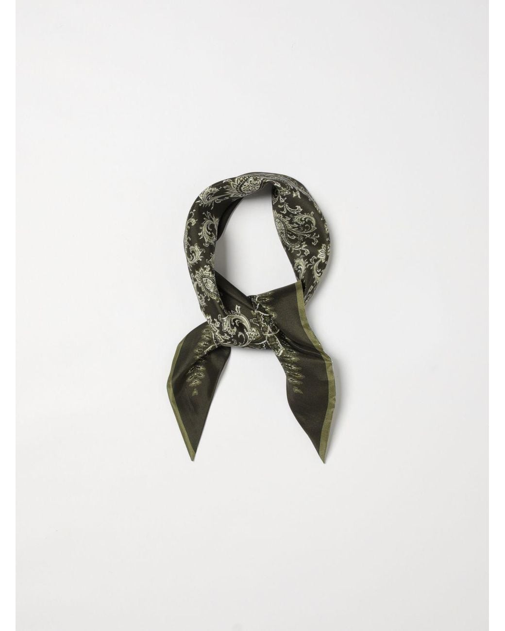 Etro Green Scarf for men