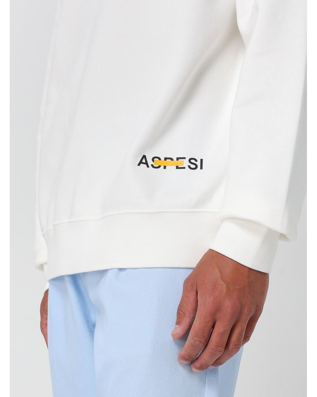 Aspesi White Sweatshirt for men