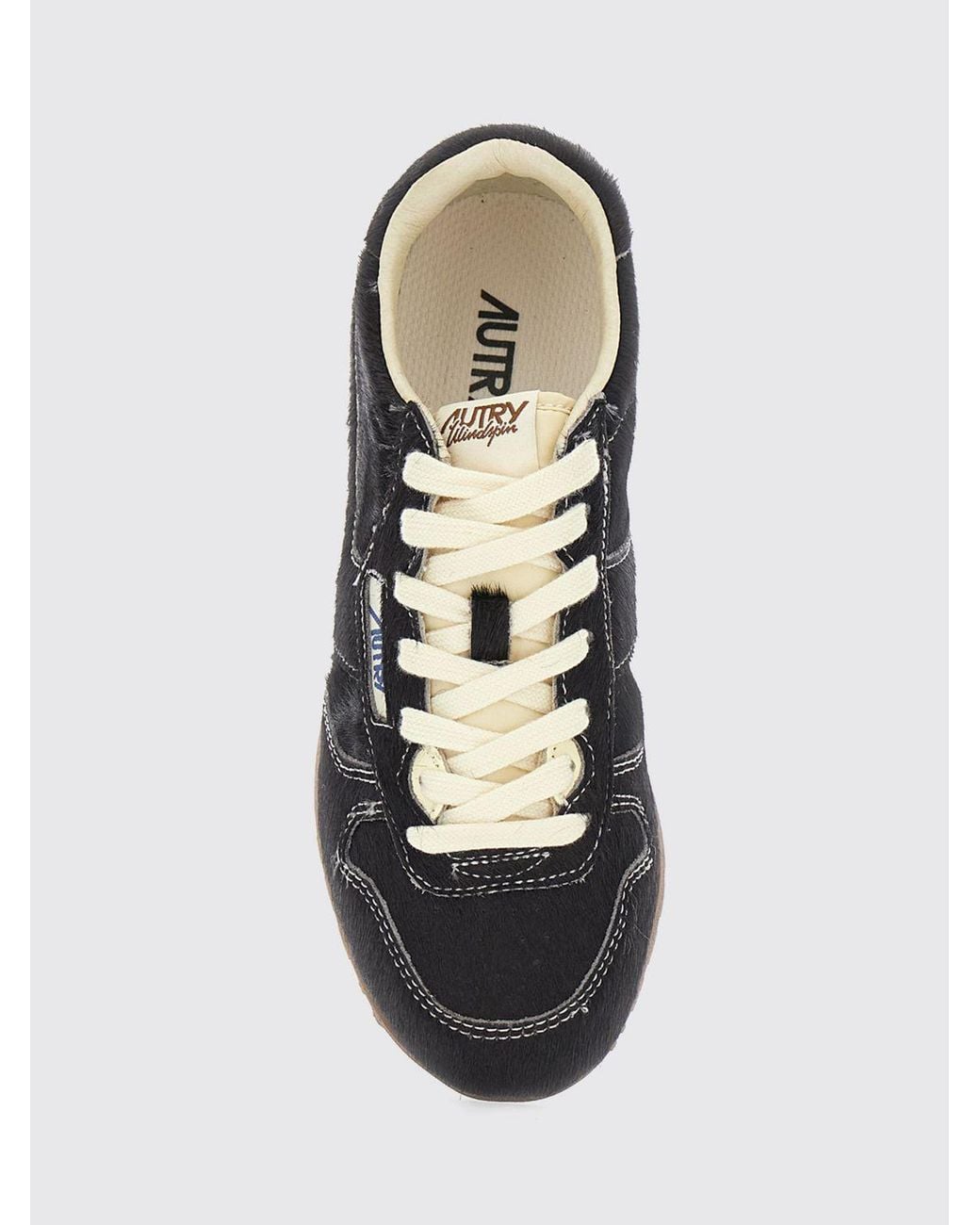 Autry White Windspin Low-Top Sneakers