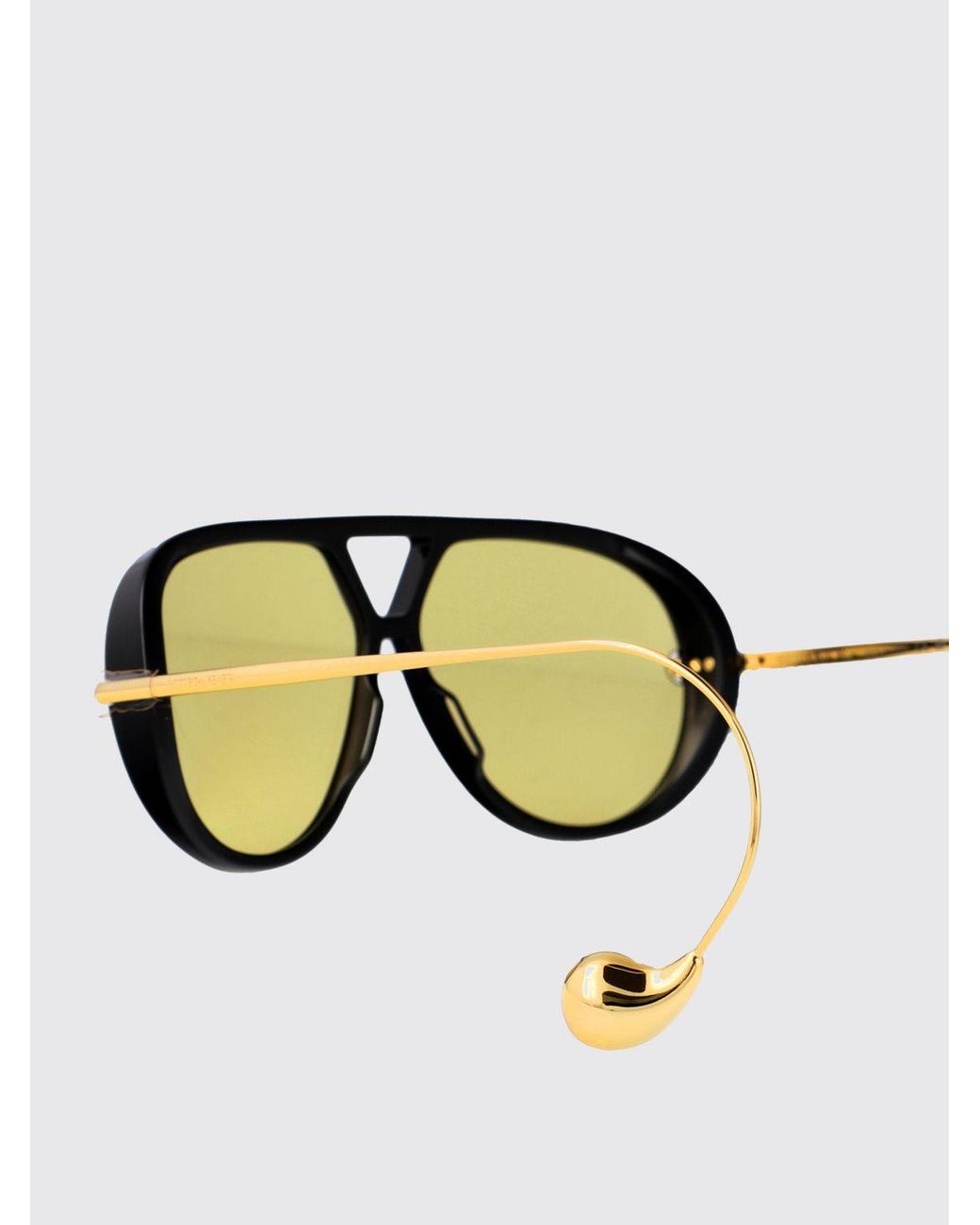 Bottega Veneta Metallic Bv1273S Metal And Acetate Sunglasses
