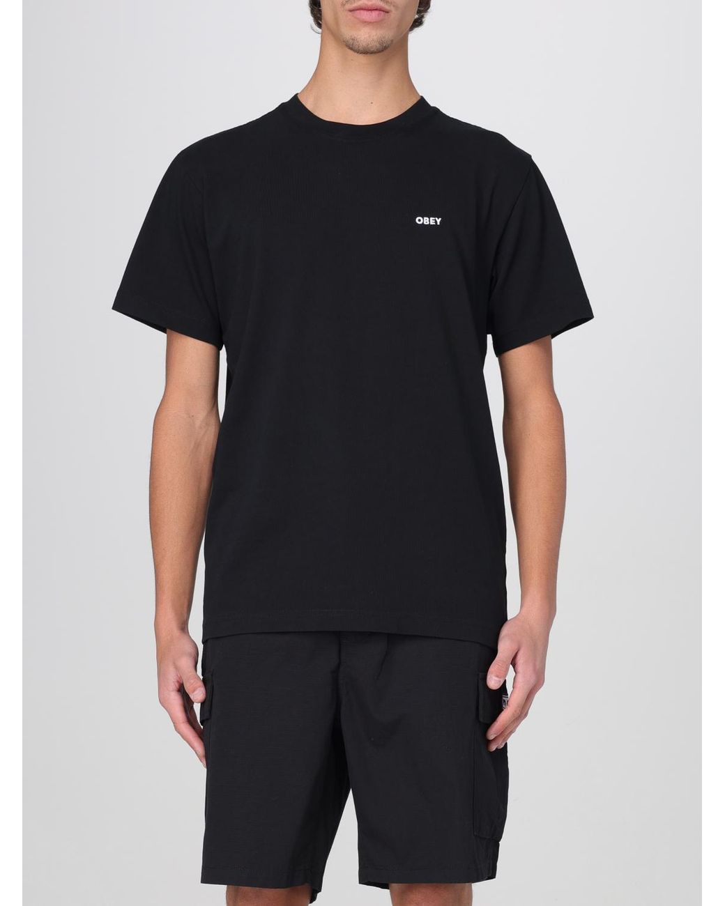 Obey Black T-Shirt for men