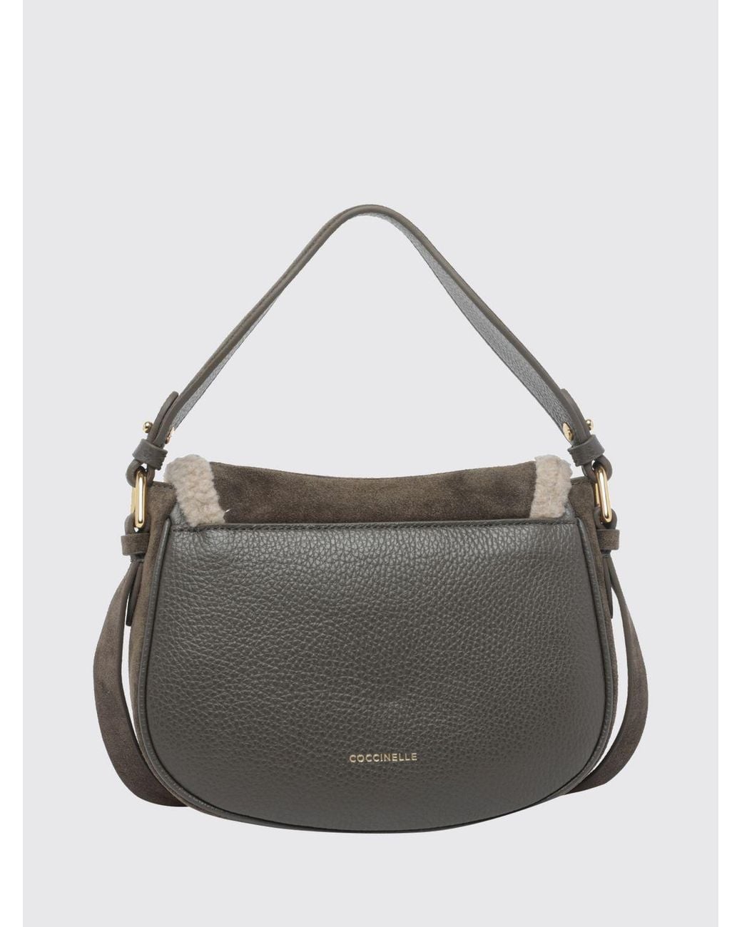 Coccinelle Gray Shoulder Bag