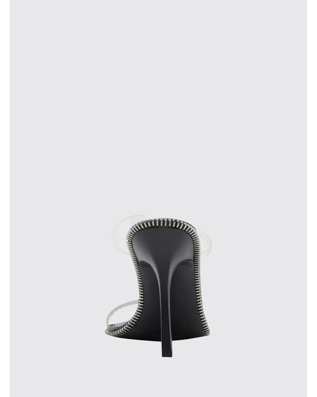 Alexander Wang White Nova High-Heel Mules