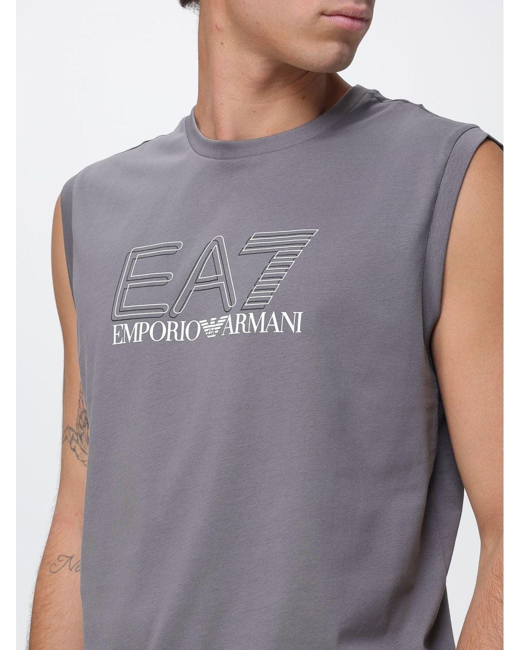 EA7 Blue T-Shirt for men