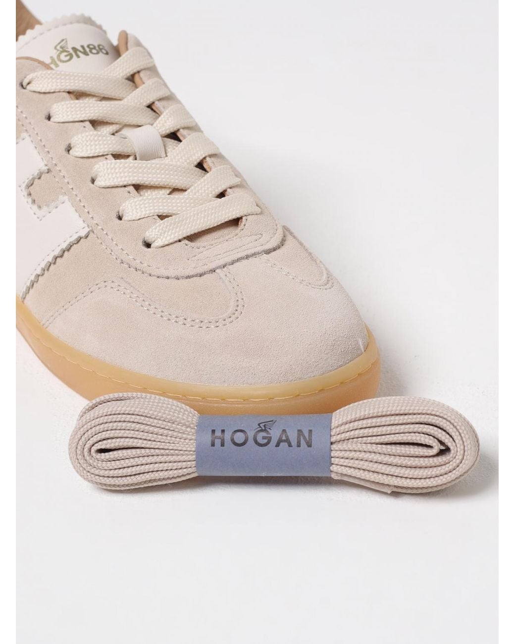Hogan Natural Cool Suede Sneakers
