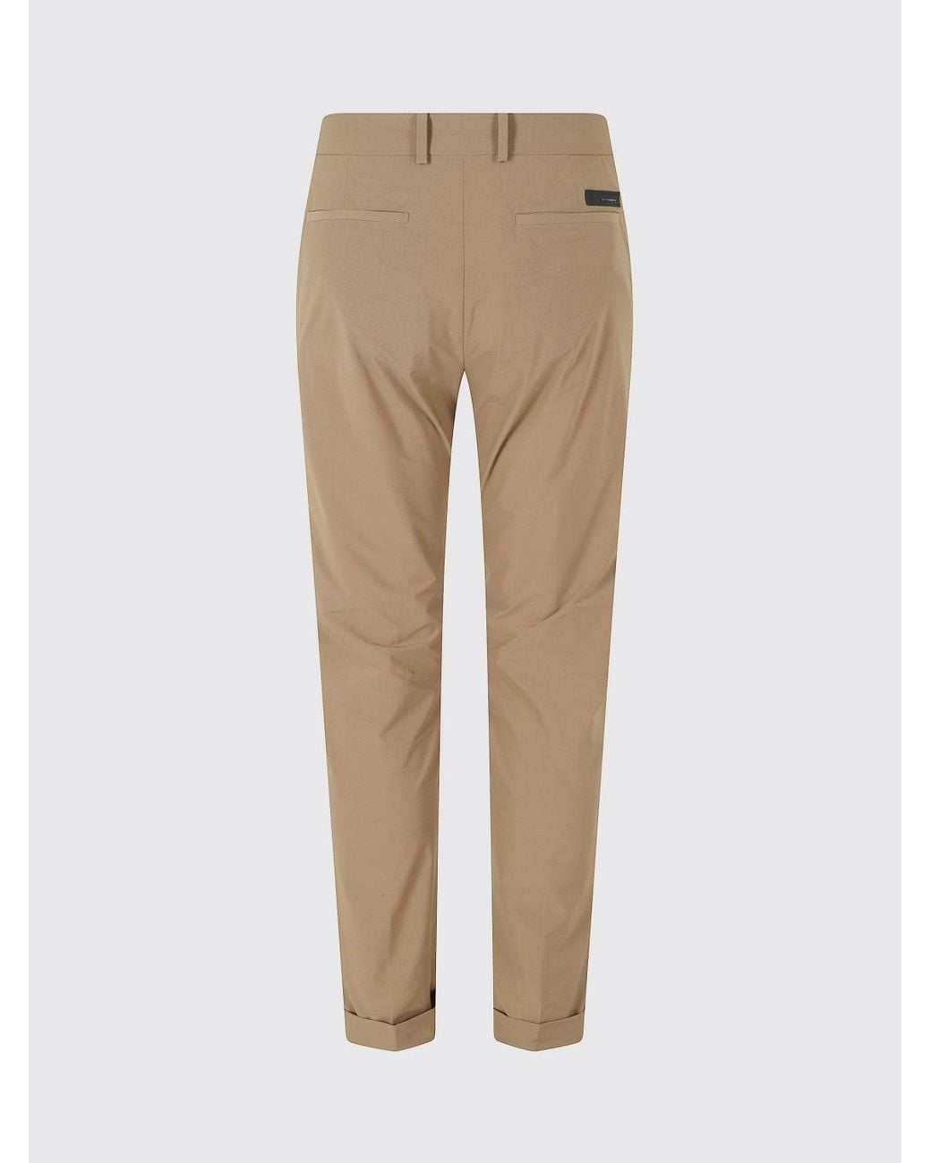 Rrd Natural Jo Terzilight Slim Fit Wool Blend Chino Trousers With Welt Pockets for men